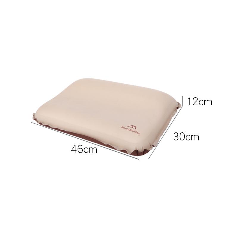 

1PCS Memory Foam Portable Inflatable Pillow for Outdoor Camping Travel Hiking Relaxation - Lightweight Compact Design білий