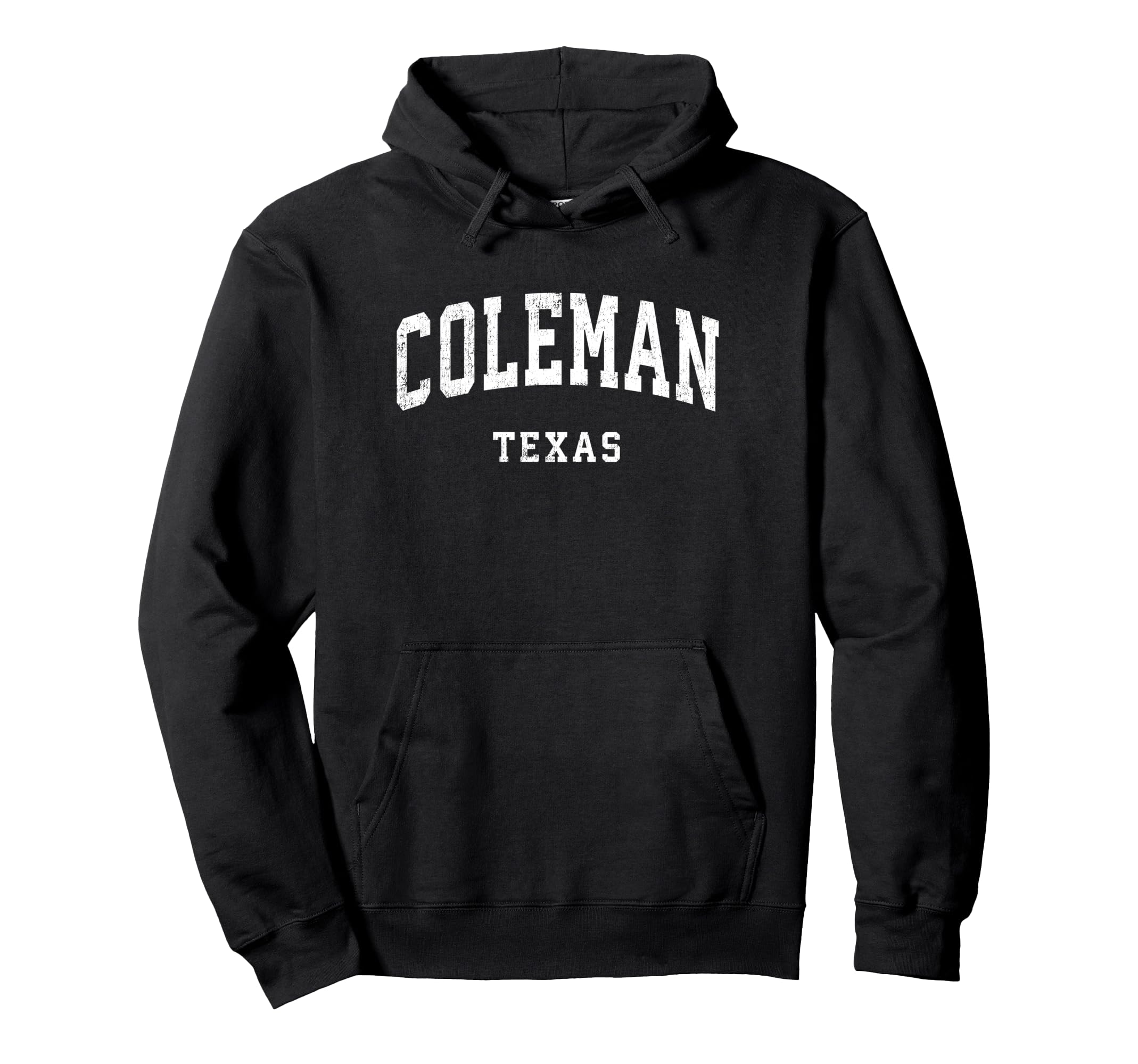 

Coleman Texas TX Vintage Athletic Sport Design Hoodie