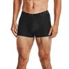 Under Armour Solid Color Sports Casual Boxer Briefs, 2-Pack Men Underwear Black 1363618-001