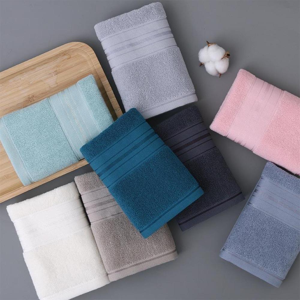 Cotton Washcloths Set - 100% Ring Spun Cotton, Premium Quality Flannel Face Cloths, Highly Absorbent and Soft Feel Fingertip Towels