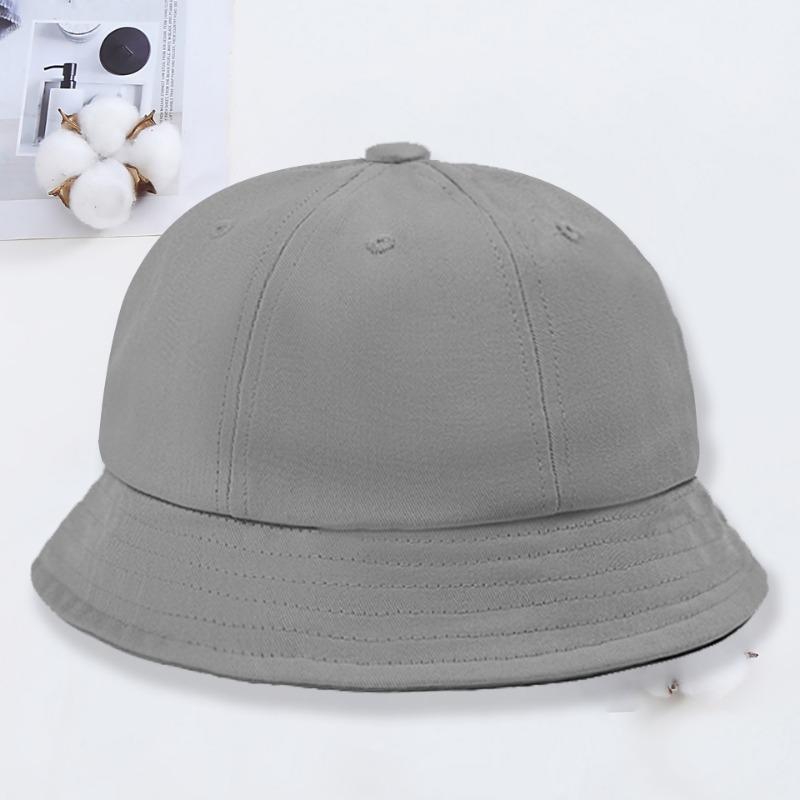 Children's Small Yellow Hat Print Kindergarten Dome Basin Hat Student Sun Hat Cute Ball Hat Sun Protection Bucket Hat