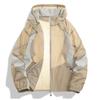 Men Women Lightweight Breathable Ice Silk Summer UV Protection Jacket Sporty Coat Anti-Uv Long Sleeve Zipper Skincoat