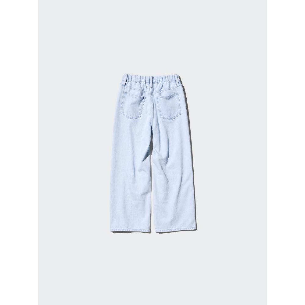 Uniqlo Japonské široké rovné džíny