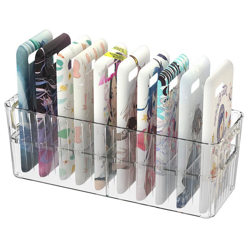 Mobile Phone Case Storage Box, Storage Box, Mobile Phone Case Storage Box, Light Luxury Storage Rack for Student Dormitories