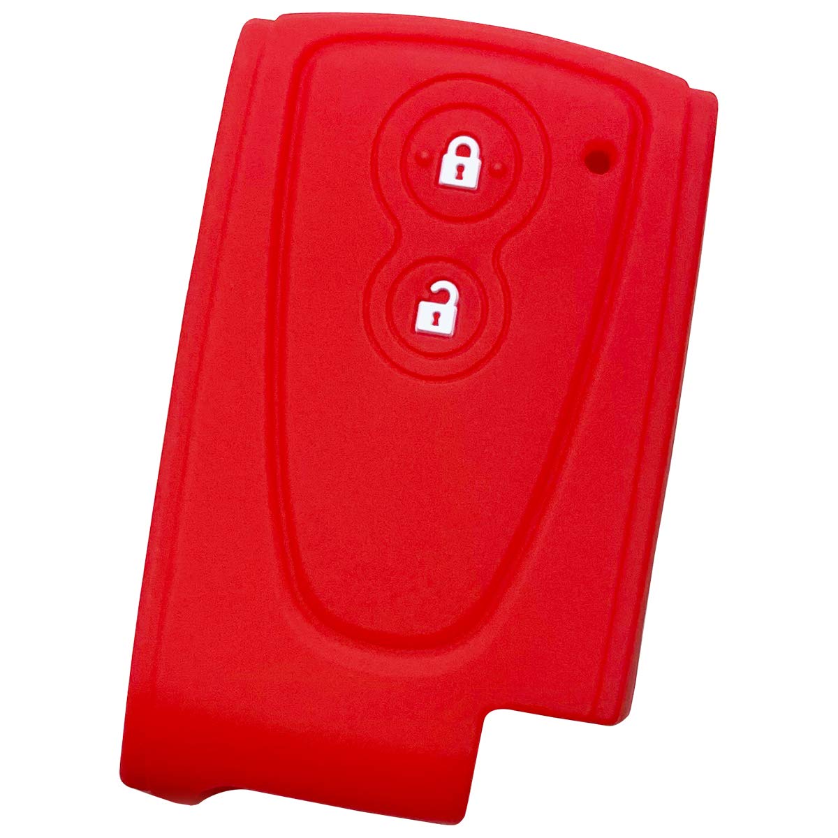

[ИКТ] Силиконовый чехол для смарт-ключа автомобиля Daihatsu, 2 кнопки, красный / Copen Copen LA400K / и т.д. красный