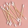 Disposable Double-Headed Wooden Cotton Swabs, Boxed Cleaning Cotton Swabs, Ear Sticks, Multi-Purpose Nursing Cotton Swabs