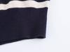 2025 Spring Women's Striped Knit Pullover Sweater - European & American Style, Versatile Round Neck, Long Sleeves