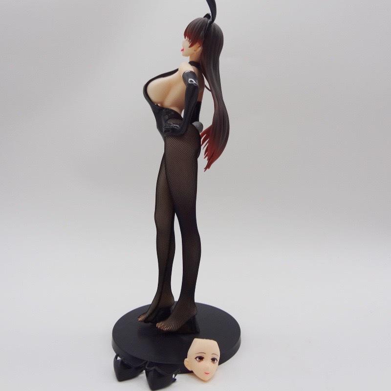 Bunny Girl Figurine with Follow-Me Eyes & Interchangeable Face - Bear Panda Bootleg Kitada Ryoma Kochira-chan, Boxed