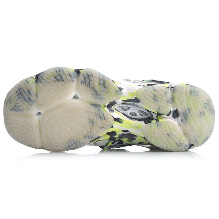 Li Ning Ranger Fabric Synthetic Leather TPU Shock Absorption Non-Slip Wear-Resistant High-Top Training Shoes Men Sneakers Yellow Gray Black AYAP015-5