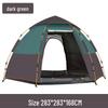 Automatic Quick-Setup Double-Layer Hexagonal Camping Tent