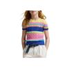 Polo Ralph Lauren Sweater Ss25 Round Neck Striped Short Sleeve Knitwear Multi-Color Kids Kids Sweater CWPOSWEG6820532-999
