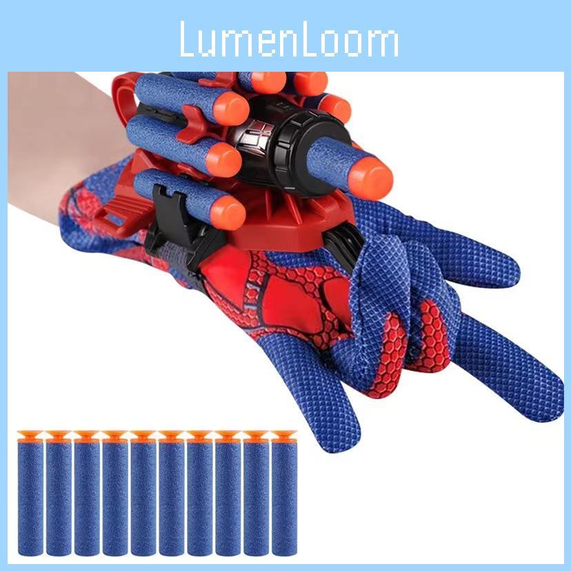 Upgrade Armbanduhr-Werfer mit Spinnengriffeln für Weichgummi-Spaßspielzeug