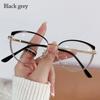 Fashion Cat Eye Anti-Blue Light Blocking Glasses Women Men Luxury Two-Color Optical Spectacles Computer Goggles Reading Eyeglass