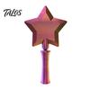 Desktop Photo Display Stand Christmas Tree Payment Wand, Novelty Tap Pay Telescopic Star Gift for Shop Owner Wand Card Holder, Fun Accessory Receipts