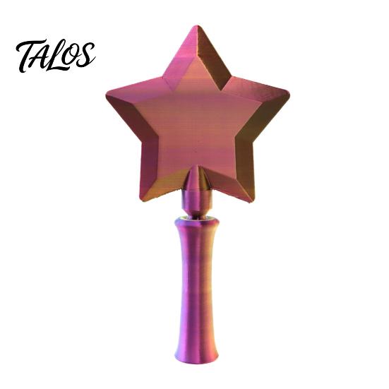 Desktop Photo Display Stand Christmas Tree Payment Wand, Novelty Tap Pay Telescopic Star Gift for Shop Owner Wand Card Holder, Fun Accessory Receipts