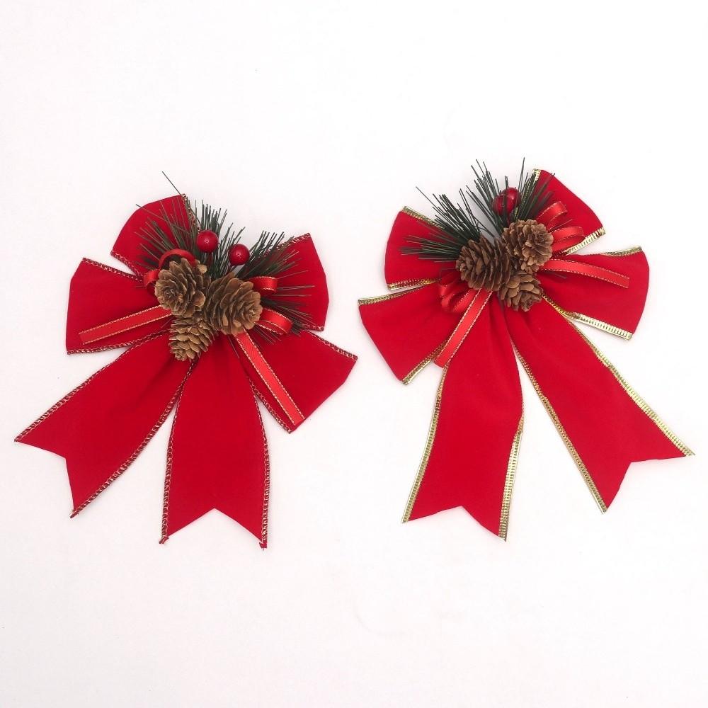 Checkered Ribbon Christmas Bows Buffalo Plaid Ribbon Bowknot Buffalo Plaid Bows Holiday Party