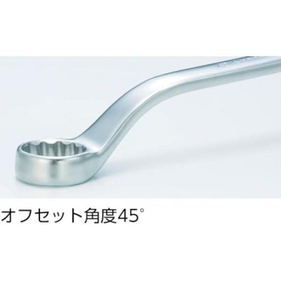 TRUSCO 19 x 22 mm TRM-1922 45° Open-End Wrench,