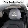 DJSZ3 Car Interior Seat Headrest Cover Anti-fouling Neck Pillow Protector Pad For Lexus CT ES GS NX IS250 CT200h IS300h ES300h RX400h
