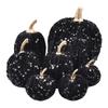 7x Artificial Glitter Pumpkins Fake Pumpkin Centerpiece Party Lifelike Home Halloween Craftsmanship Holiday Fall Decorations