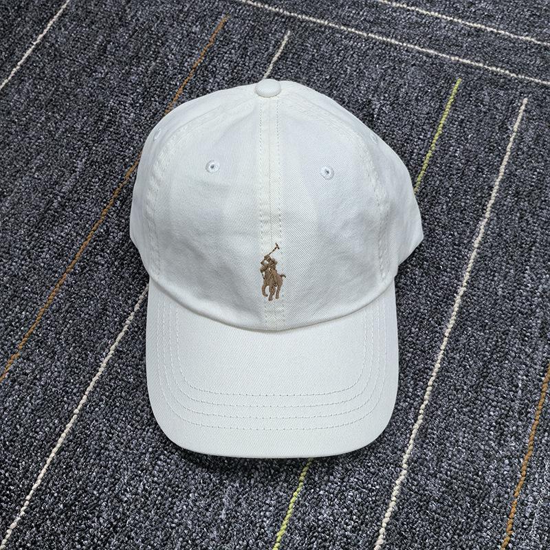 Gorra de Béisbol Polo Ralph Gray RL con Bordado de Logo de Caballo Pequeño - Sombrero de Copa Suave Unisex