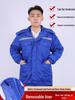 Men's Winter Antistatic Reflective Cotton-Padded Jacket for Cold Storage Workwear