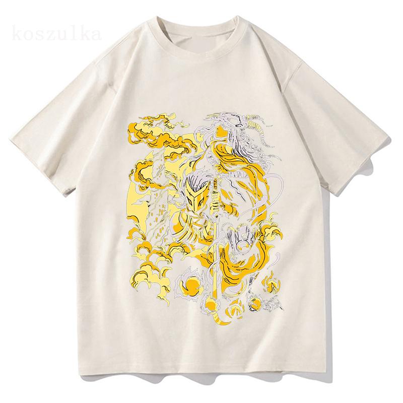 Slay The Spire Spiel Print T-Shirt Unisex Streetwear Hip Hop Baumwolle Kurzarm Damen T-Shirt Locker Lässig Hip Hop Damen T-Shirt