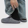 Lazy pedal summer new half bag head small from trend slippers breathable versatile shoes 19987 gray-K