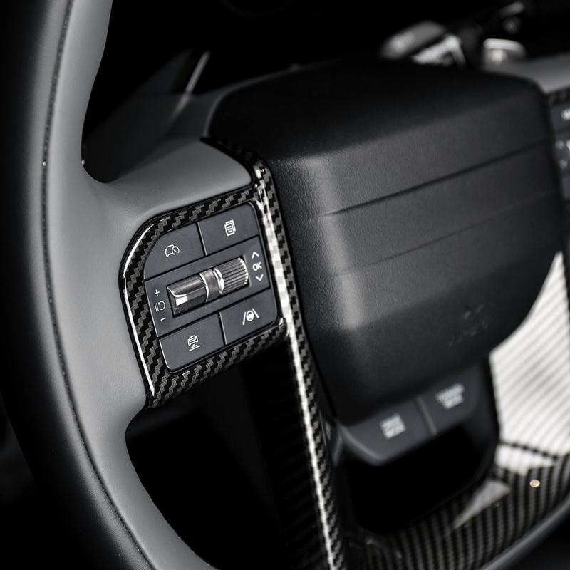 LHD/RHD For Kia Telluride 2027 Car Tuning Carbon Fiber/Wood Grain Steering Wheel Cover Trim Steering Wheels Accessories