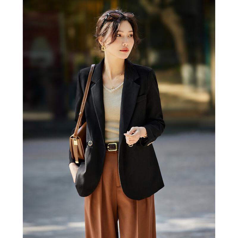 TERRE BLEUE Women's Casual Blazer Jacket
