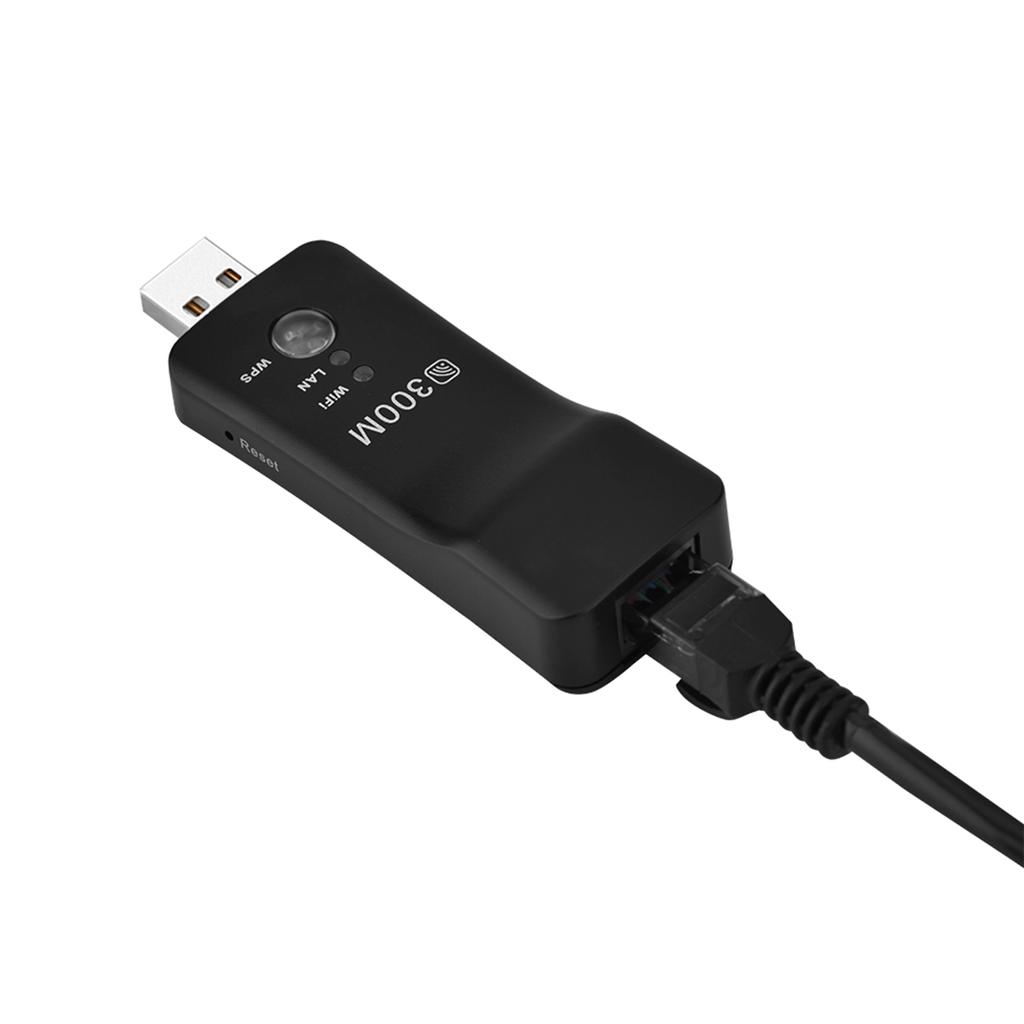 Ripetitore WiFi Wireless USB Mini 300M Amplificatore di Segnale AP Adattatore di Rete per Smart TV