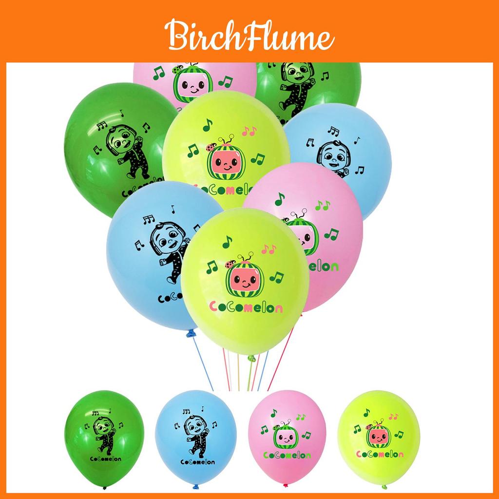 Cocomelon Thema Multi Latex Ballonnen Kleurrijke Kinderen Verjaardagsfeest Decoratie Benodigdheden