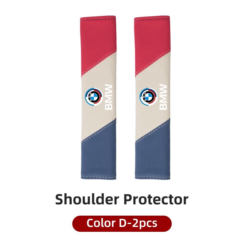 2025 Hot Fashion Car Safety Belt Shoulder Cover Protection Pads Cars Accessories For BMW Performance E46 E90 G11 F10 F30 G08 X6