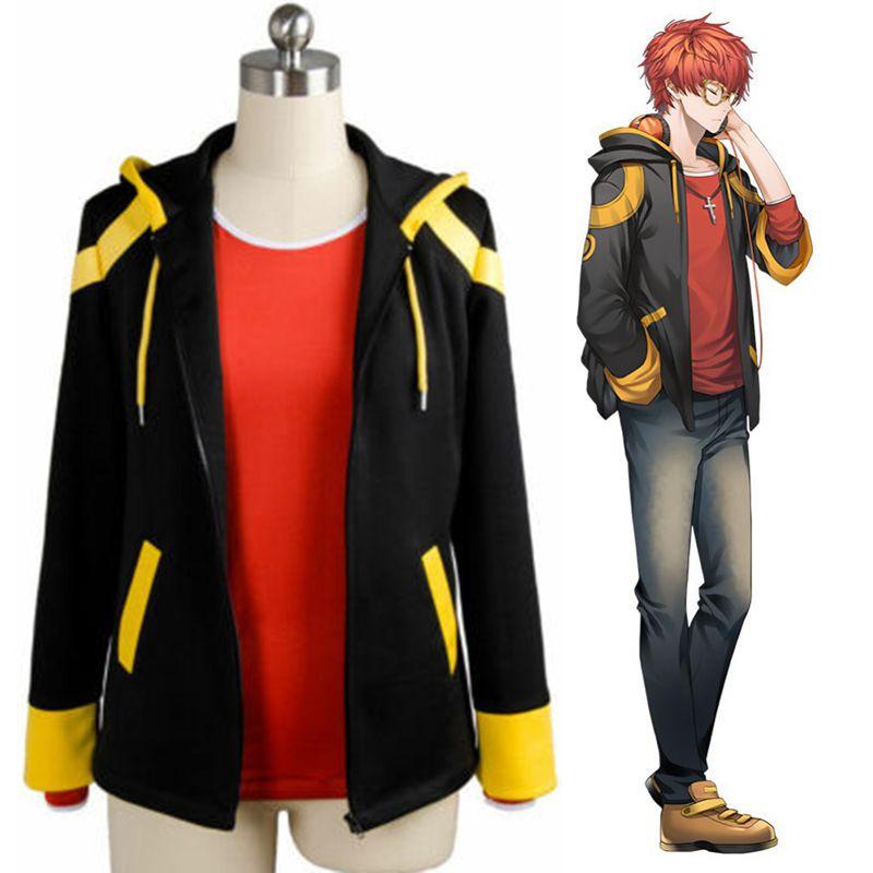 Mystic Messenger 707 Luciel Choi Saeyoung Hoodie Jacket Sweater Costume**