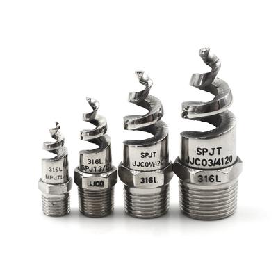1/4" 1/2" Stainless Steel Spiral Cone Atomization Spray Nozzle Sprinkler Heads