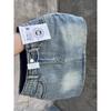 Women's High-Waist Denim Mini Skirt - Retro Slimming Hip-Hugging Design, Anti-Exposure, Summer Style