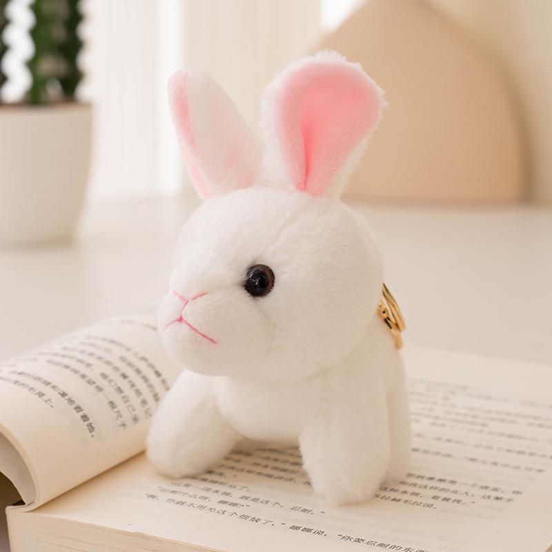 Tiger & Raccoon Plush Snap Band Bracelet - Cute Kids' Zoo Animal Wrist Accessory with Small Pendant