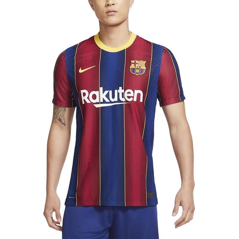 Nike FC Barcelona 20-21 Authentic Home Jersey 'Red Blue' Men's CD4185-455