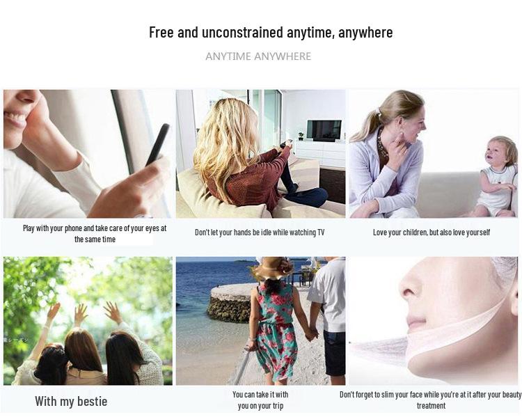 Electronic Eye and Lip Beauty Massager Device