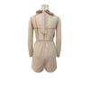 2026 Summer Elegant Cross Strap Halter Neck Backless Jumpsuit for Women