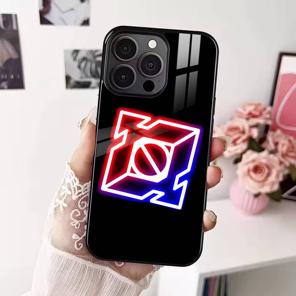G-Geometry Dash Game Phone Case For iPhone 17,16,15,14,13,12,Plus,Pro,Max For Magsafe Magnetic Wireless Charge