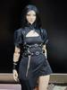 1/6 Sexy Clothing 1/6 Female Maid Outfit, Female Warrior Outfit, Ninja Outfit, Female Samurai Costume (Body, Head, Shoes Not Included) Black Dress Up