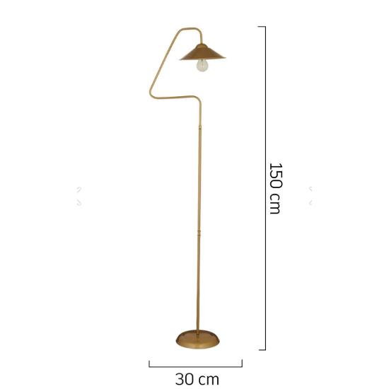 

Helga Antique Decorative Design Retro Modern Metal Floor Lamp