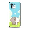 Peach And Goma Cat Phone Case for Xiaomi Poco C51 F3 X3 X4 GT NFC M3 M4 M5 Mi 13 12 11 Ultra 12T Pro Lite 5G Silicone Cover Bags