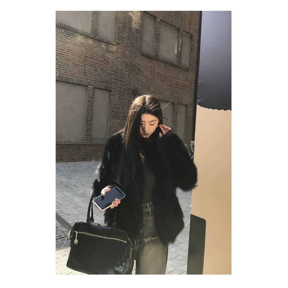 New Fox Fur Stand Collar Fur Coat Fashionable Warm and Good-looking Women's Winter Coat