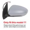 For Nissan Qashqai J10 2007 2008-2014 ABS Rearview Side Mirror Cover Wing Cap Exterior Door Housing Shell Trim Replacement Parts
