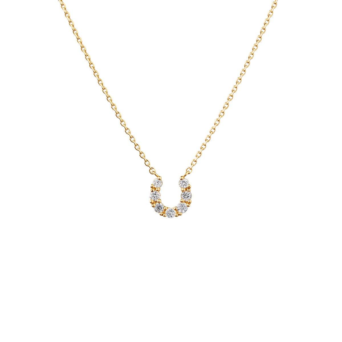 

Diamond K18 Yellow Gold Necklace 151531123004 canal4℃ (YG) жовтий