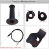 7/8" Throttle Accelerator Handle Grips: Compatible With 50Cc, 80Cc, 90Cc, 110Cc 125Cc 140Cc 150Cc 200Cc Dirt Bike, Mini Bike Throttle Assembly
