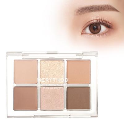 Merry Sawed Daily Shadow Palette, 01. Loco Brown, 1 Pc