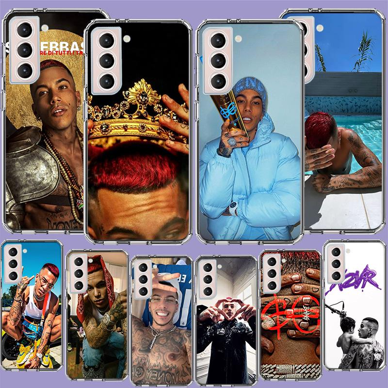 Rapper Sfera Ebbasta Phone Case For Samsung Galaxy S25 Edge S24 S23 FE S21 S20 S10 Plus S22 S26 Ultra Cover Clear Cases TPU Capa