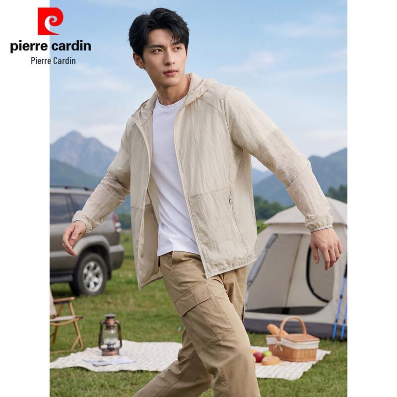 Pierre Cardin Men's UPF 50+ Hooded Sun Protection Jacket